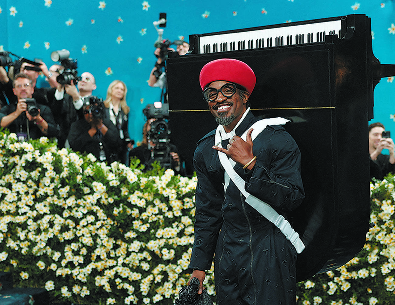 Andre 3000 poses during the Met Gala ‘Superfine: Tailoring Black Style,' in New York City on May 5, 2025.
Reuters file photo