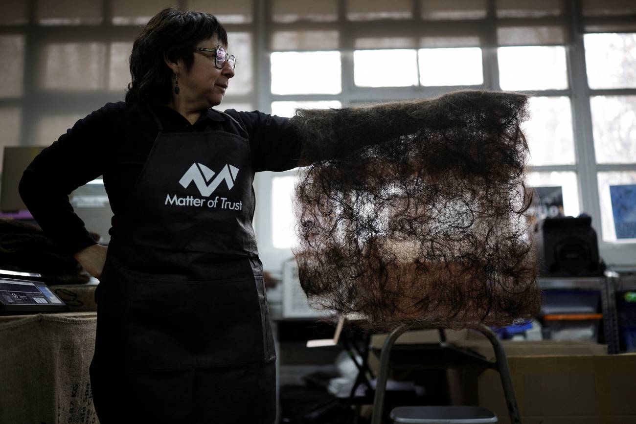 Chile uses an unusual water-saving tool in drought-hit regions: human hair