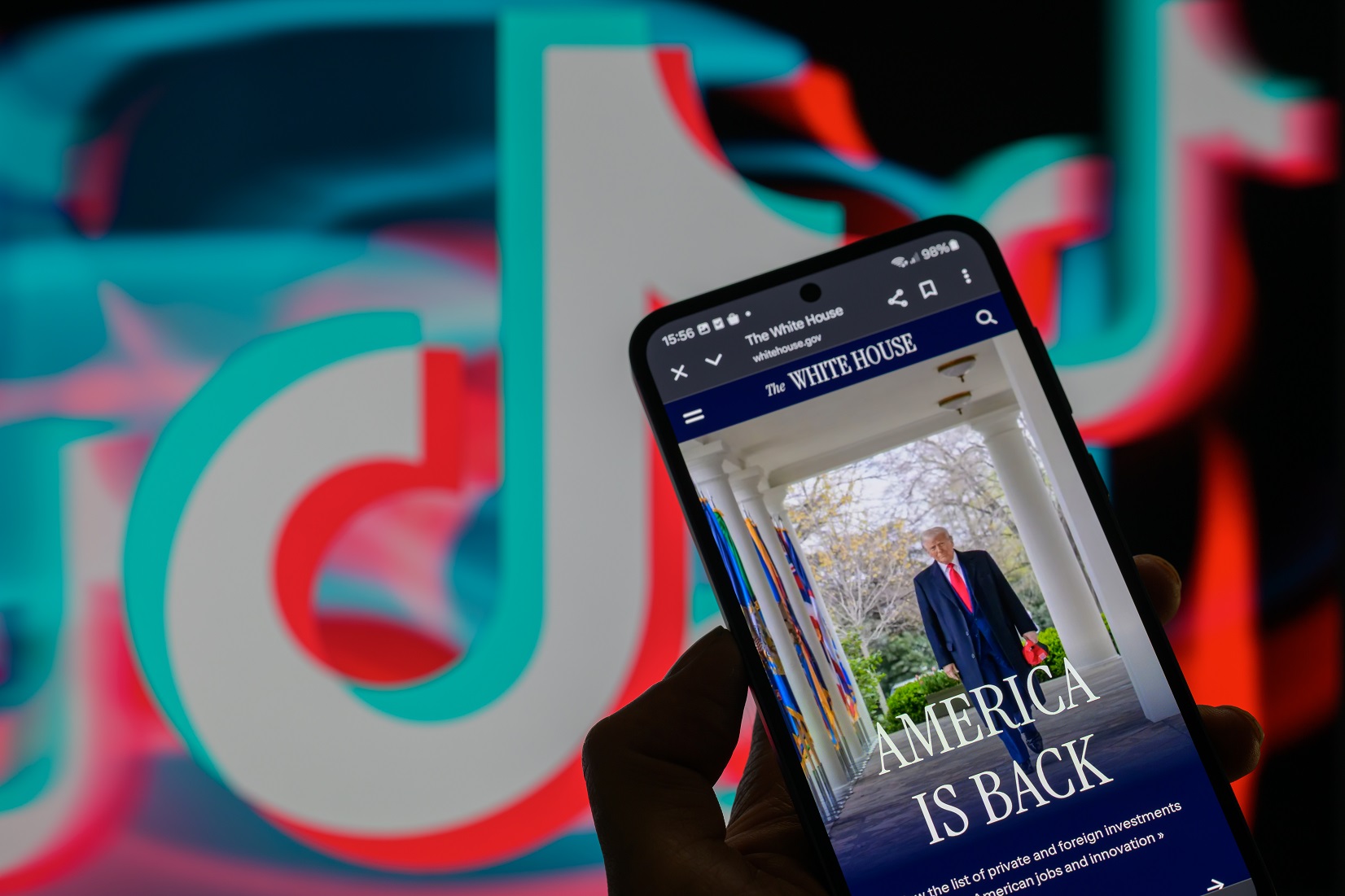 ホワイトハウスが TikTok アカウント開設