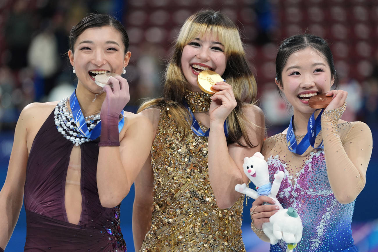 五輪フィギュア女子、米国が24年ぶり金メダル