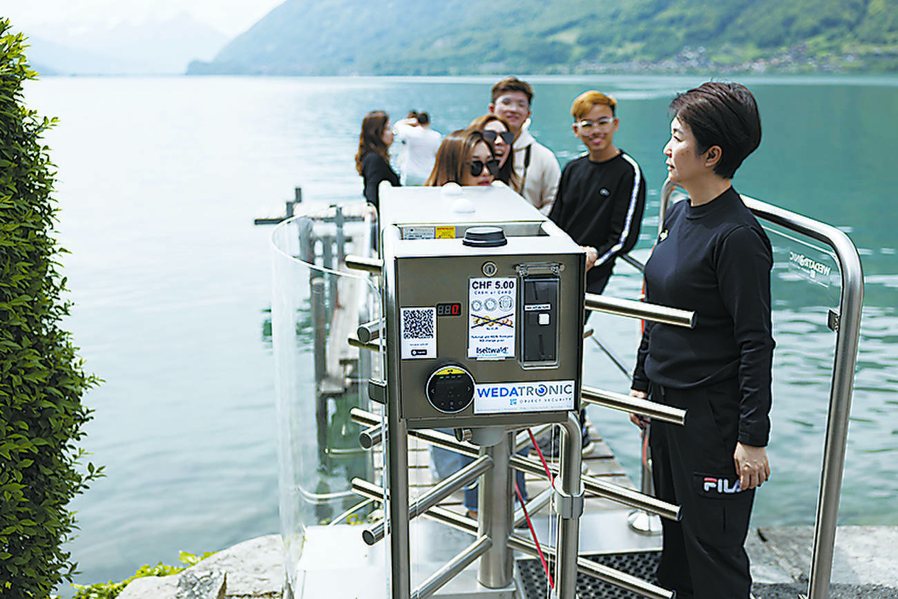 Swiss village cashes in on K-drama dock