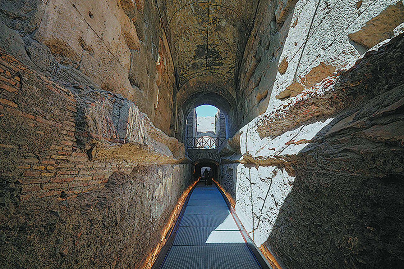 Once-secret Colosseum passage opens