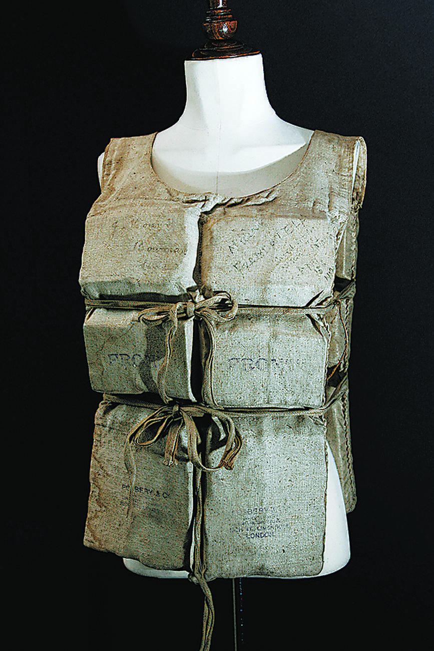 Titanic survivor’s life jacket sold at auction