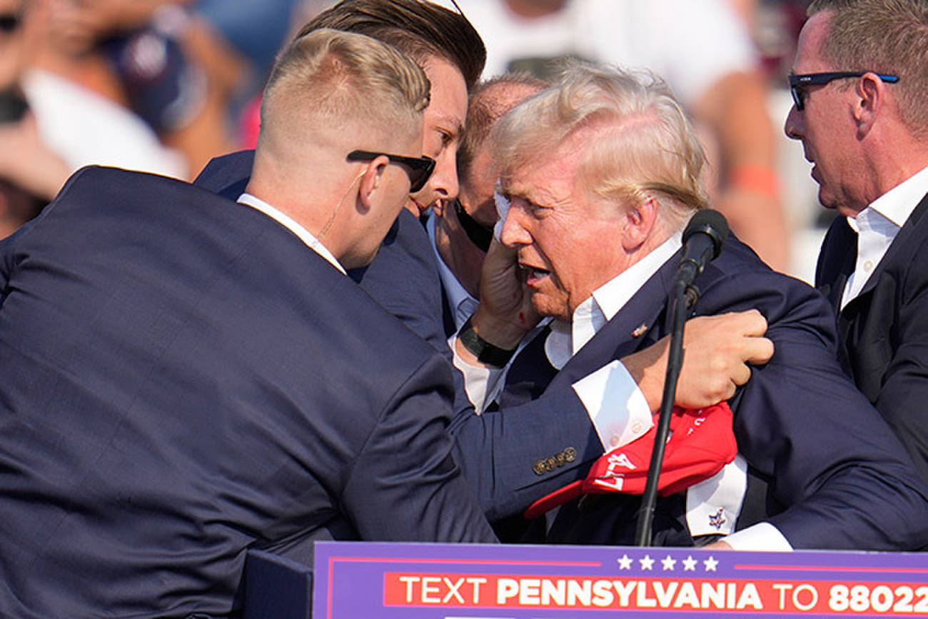 天声人語）トランプ氏、銃撃される | 朝日ウイークリーデジタル(Asahi