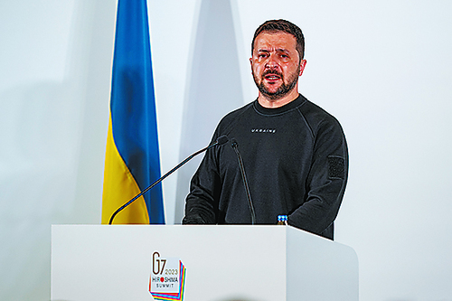 ウクライナのゼレンスキー大統領 平和のために侵略者を許しては