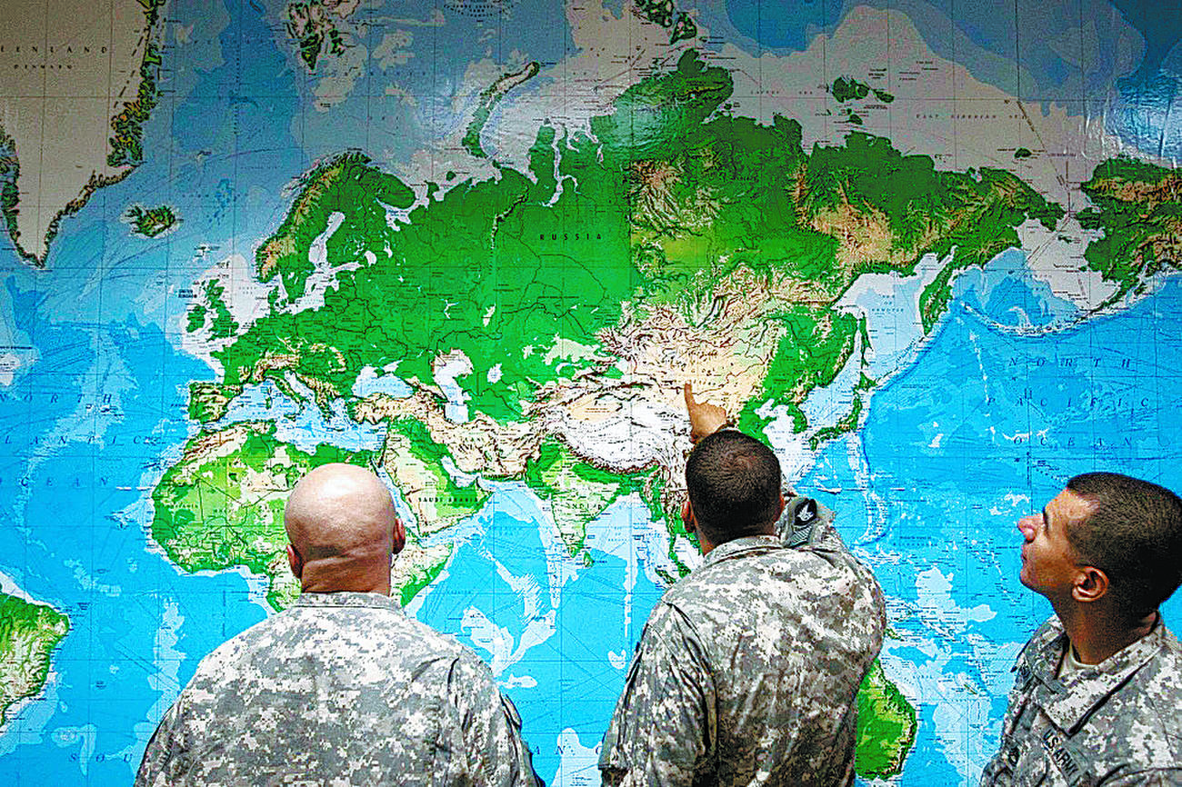 Critics point out that the Mercator projection map creates a false impression that Greenland is the same size as the African Continent.
AP file photo